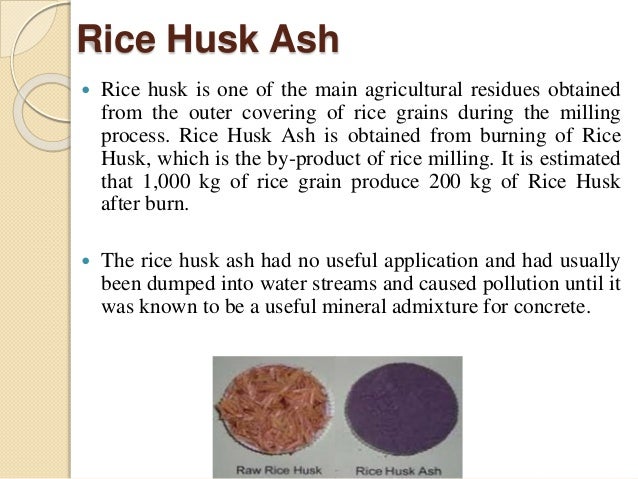 rice husk ash concrete blocks